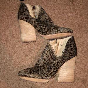 Leopard booties
